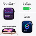 Apple Watch Series 11 42mm Gold Titanium Case GPS + Cellular Milanese Loop