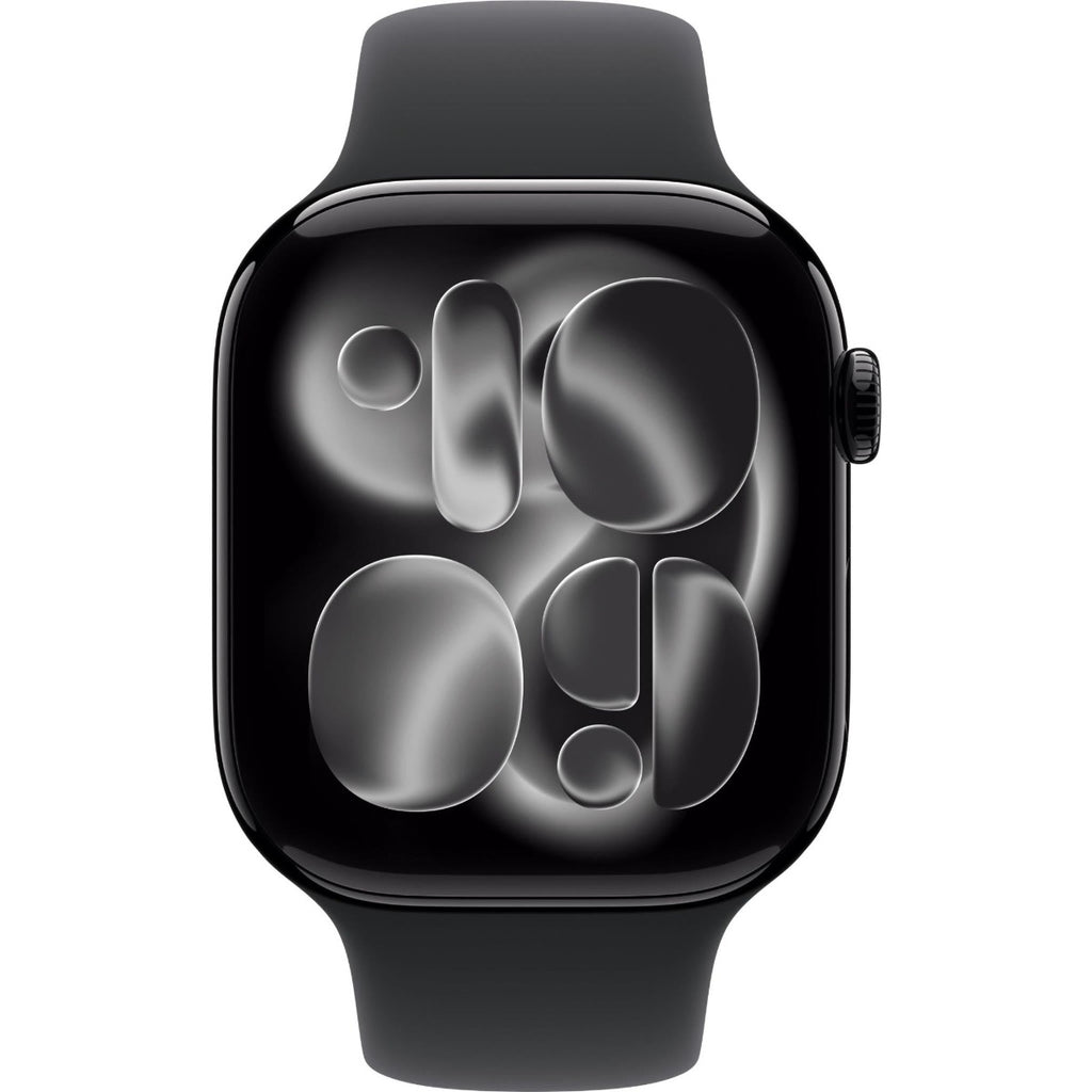 Apple Watch Series 11 46mm Jet Black Aluminium Case GPS + Cellular Sport Band (M/L) 