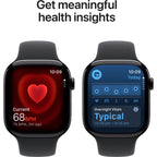 Apple Watch Series 11 46mm Jet Black Aluminium Case GPS + Cellular Sport Band (S/M) 
