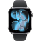 Apple Watch Series 11 46mm Space Grey Aluminium Case GPS + Cellular Sport Band (S/M)