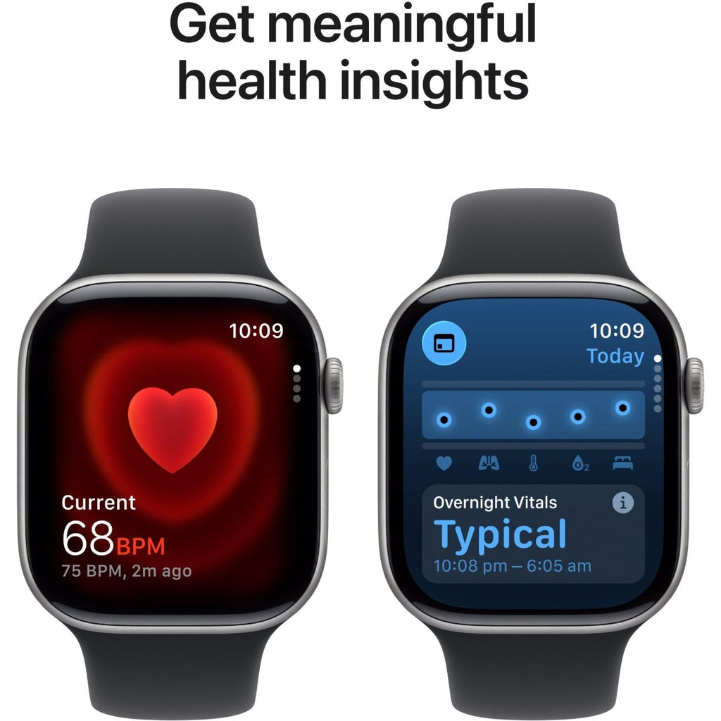 Apple Watch Series 11 46mm Space Grey Aluminium Case GPS + Cellular Sport Band (S/M)
