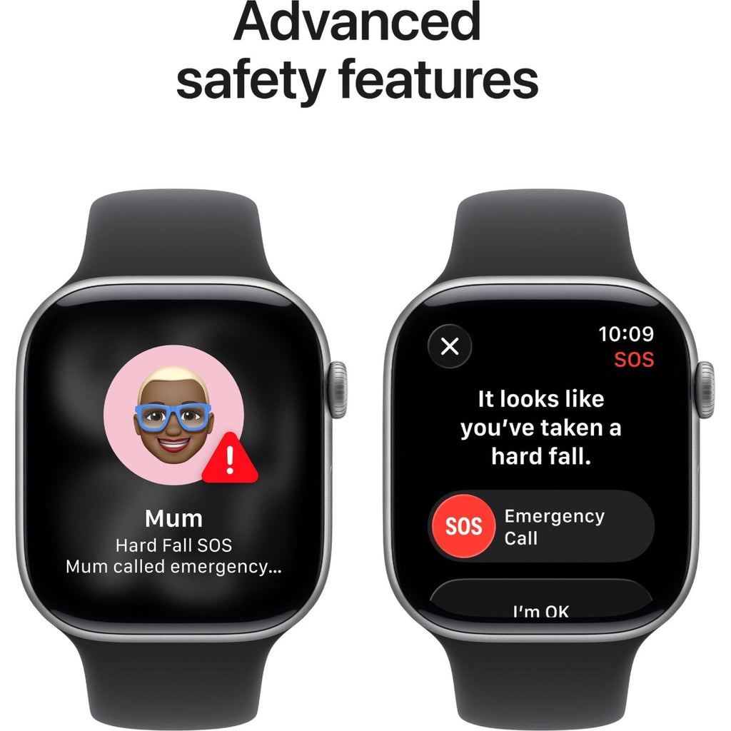 Apple Watch Series 11 46mm Space Grey Aluminium Case GPS + Sport Band (M/L)