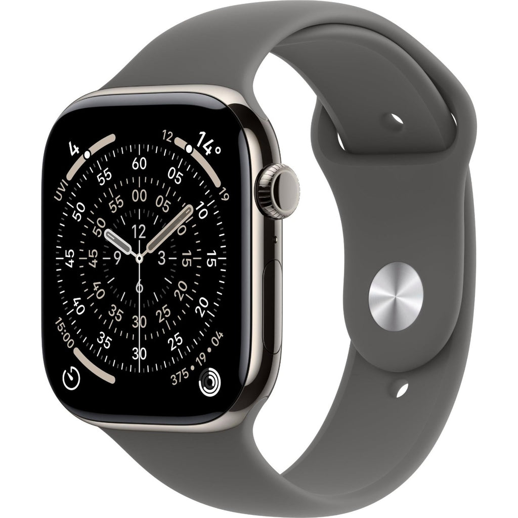 Apple Watch Series 11 46mm Natural Titanium Case GPS + Cellular Sport Band (M/L)