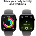 Apple Watch Series 11 46mm Natural Titanium Case GPS + Cellular Sport Band (S/M)