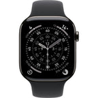 Apple Watch Series 11 46mm Slate Titanium Case GPS + Cellular Sport Band (S/M)