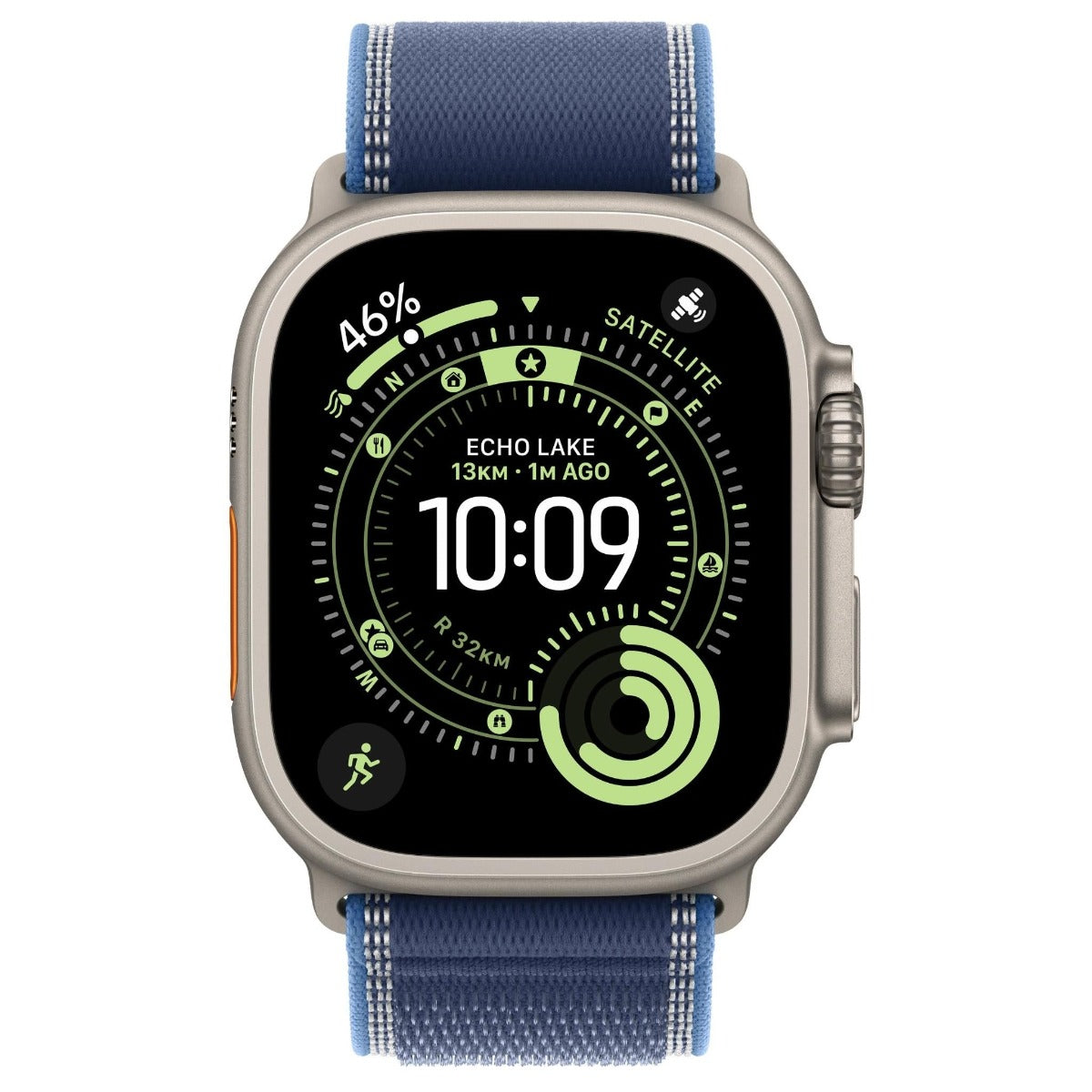 Apple Watch Ultra 3 49mm Natural Titanium Case GPS + Cellular Blue Trail Loop (M/L) 