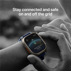 Apple Watch Ultra 3 49mm Natural Titanium Case GPS + Cellular Milanese Loop (Large)