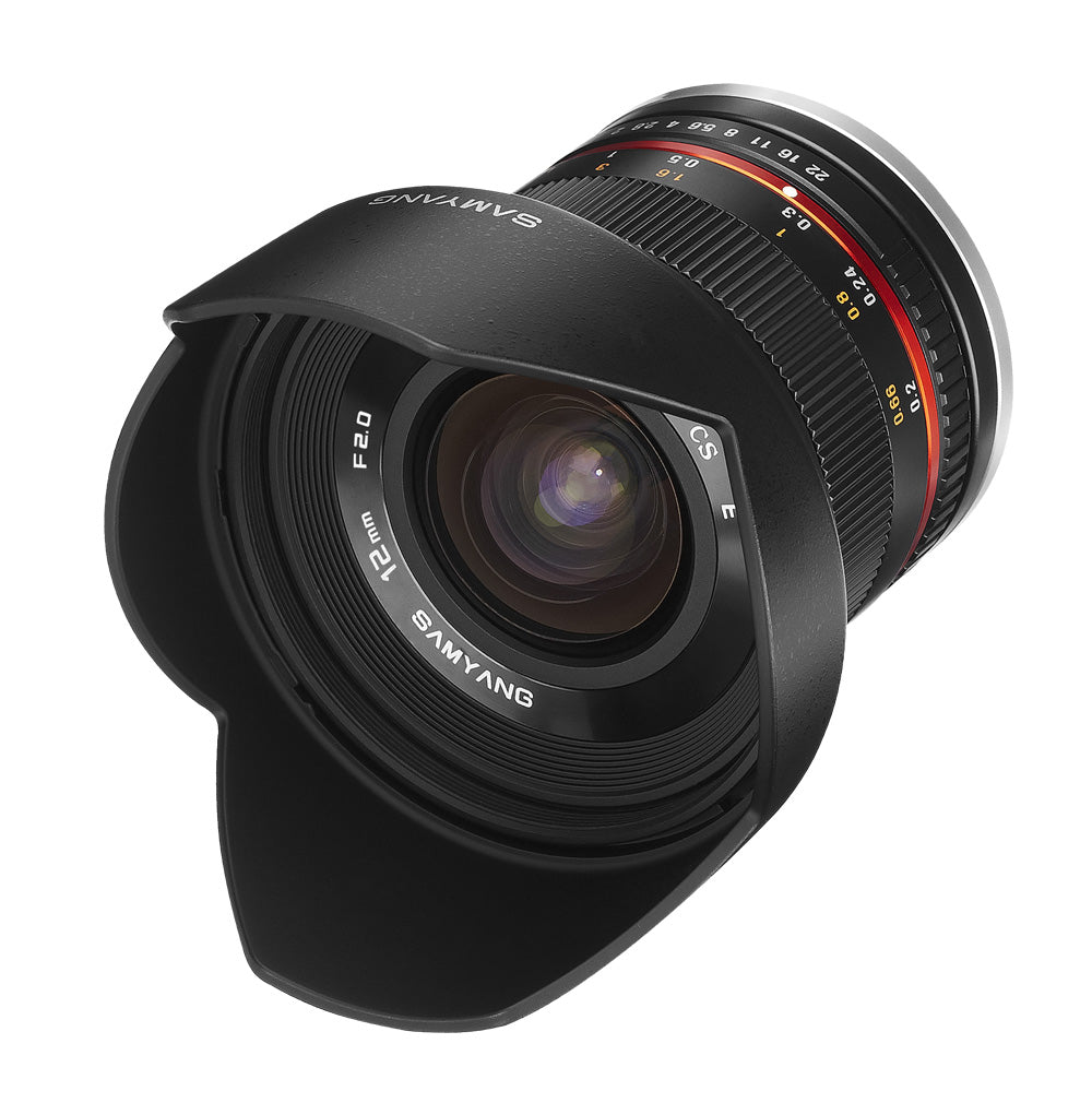 Samyang 12mm f/2 Lens - Fujifilm X Mount - Black