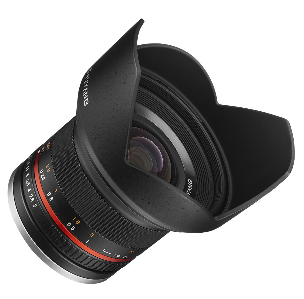 Samyang 12mm f/2 Lens - Fujifilm X Mount - Black