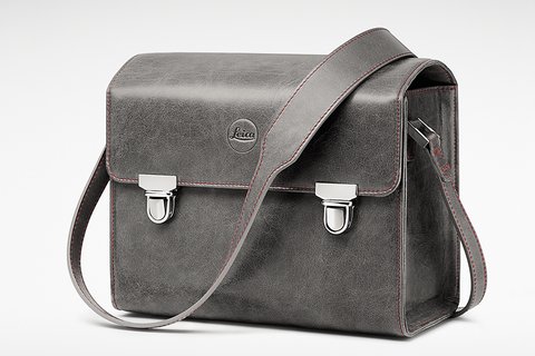Leica System Case Leather Stone Grey - Small