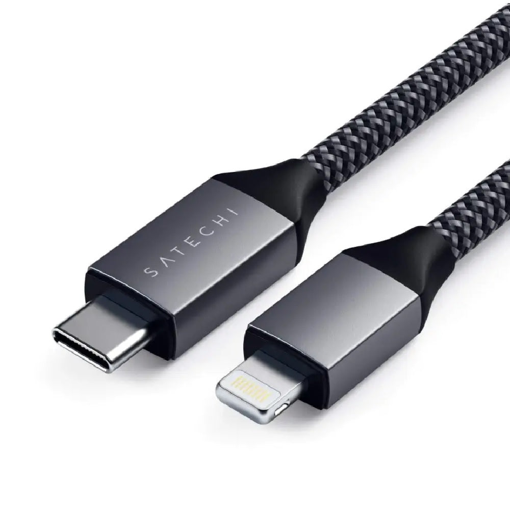 Satechi 1.8m USB-C to Lightning Charging Cable, Space Grey