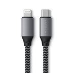 Satechi 25cm USB-C to Lightning Short Cable, Space Grey