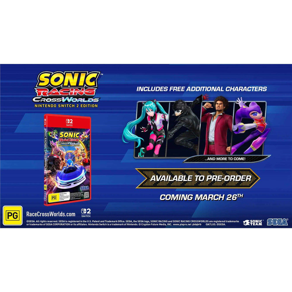 Sonic Racing: CrossWorlds - Nintendo Switch 2