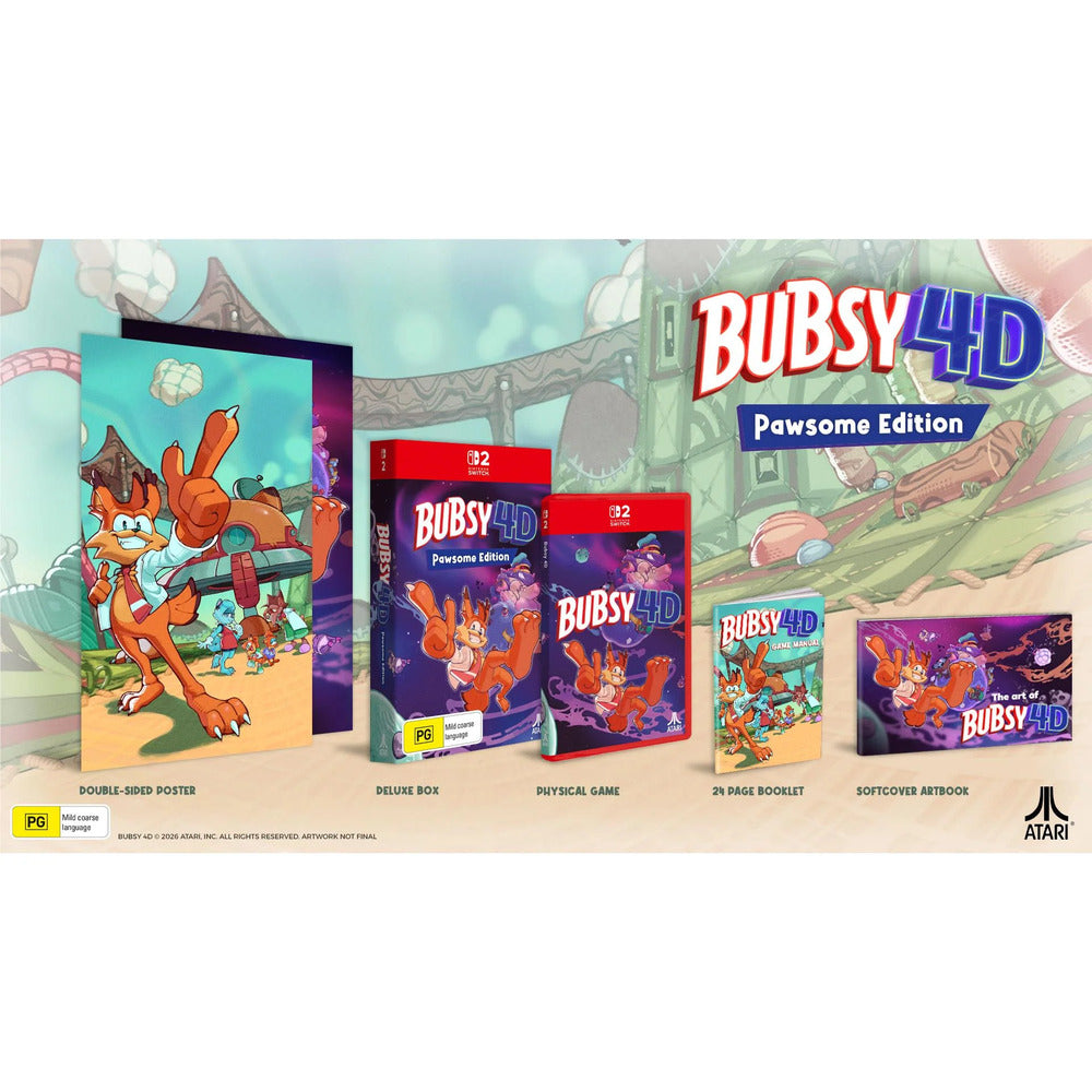 Bubsy 4D: Pawsome Edition - Nintendo Switch 2