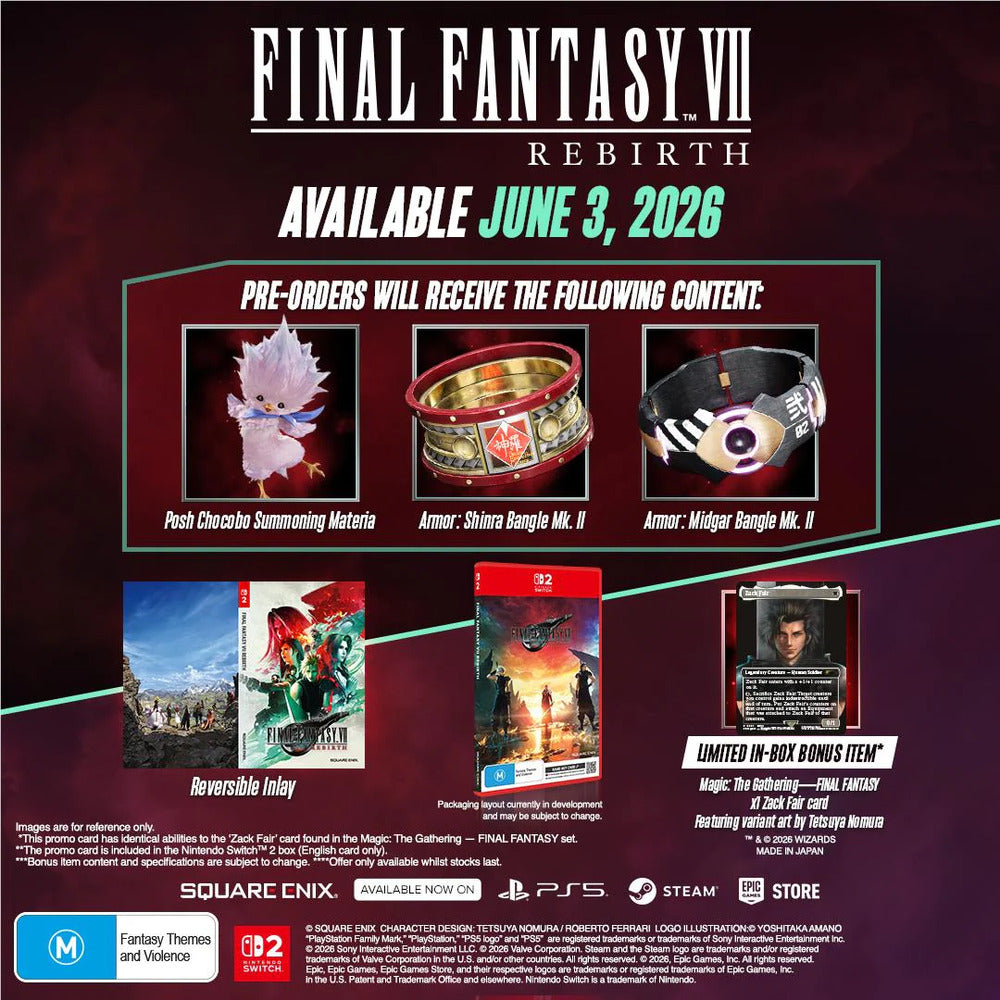 Final Fantasy Rebirth - Nintendo Switch 2