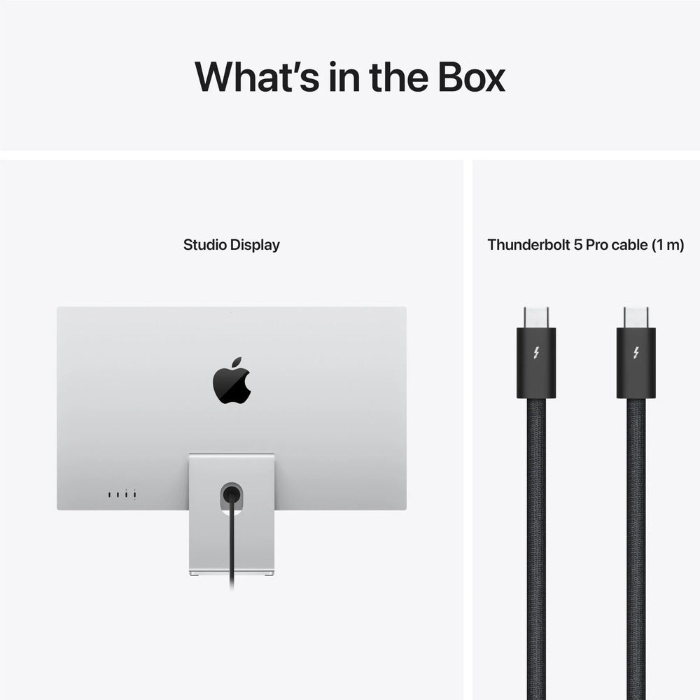 Apple 27" 5K Studio Display (Standard Glass) (Tilt and Height Adjustable Stand) 