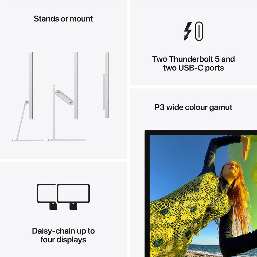 Apple 27" 5K Studio Display (Standard Glass) (VESA Mount) (Stand not included) 