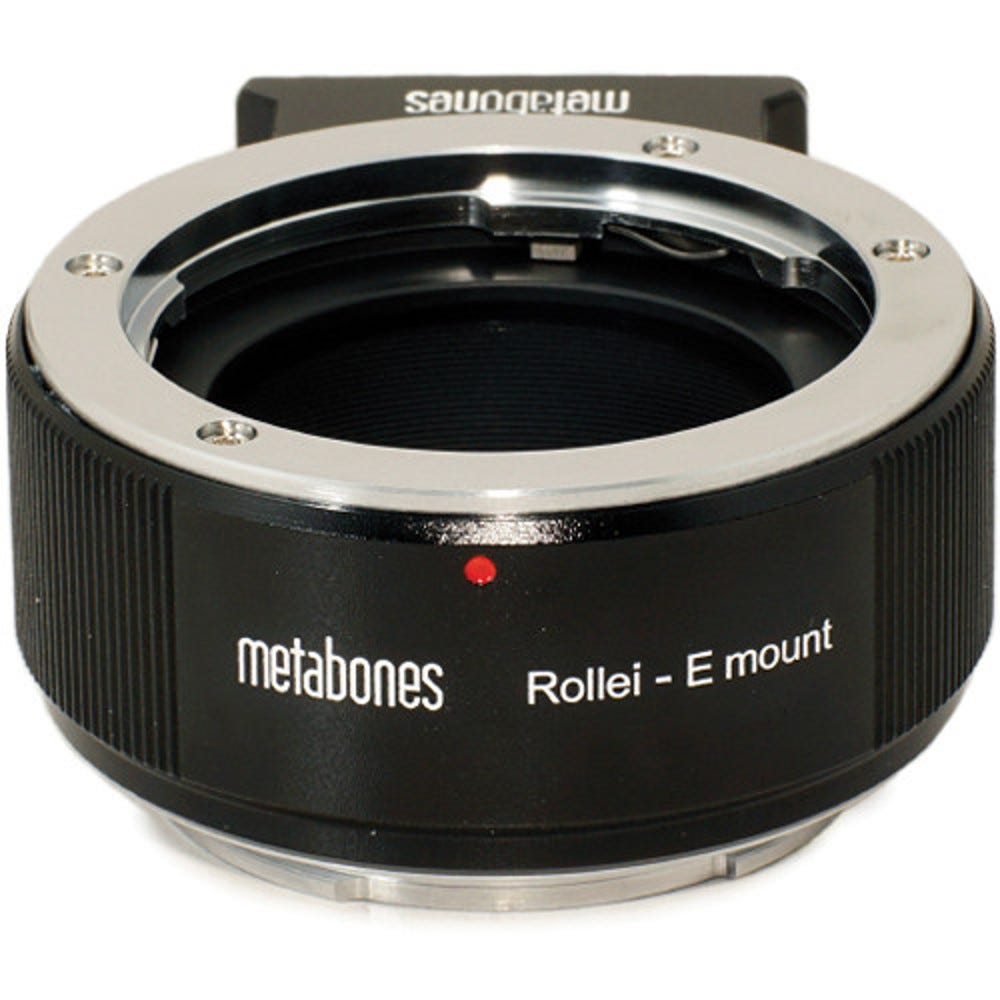 Metabones ROLLEI QBM to E-Mount (Black Matt)