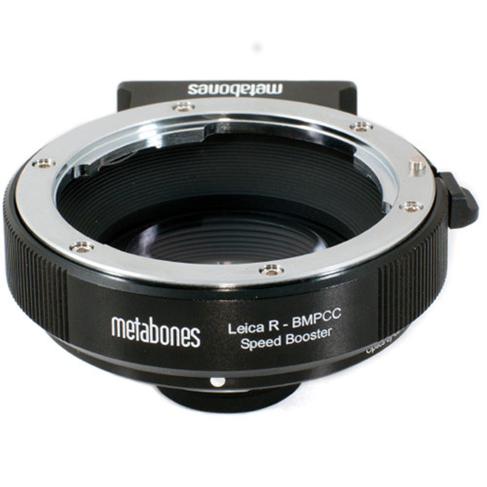Metabones Speed Booster Adaptor - Leica R to BMCC Micro 4/3rds (Black Matt)