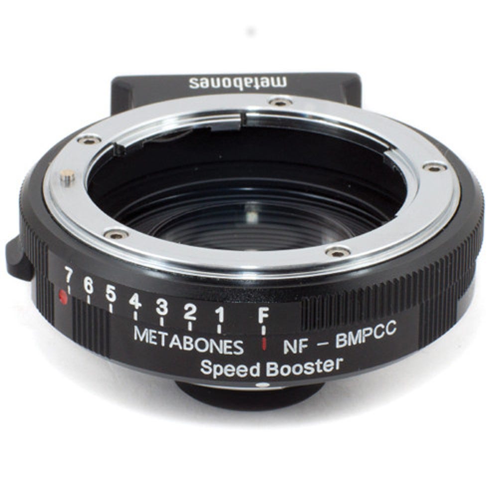 Metabones Speed Booster Adaptor - Nikon G to BMPCC Micro 4/3