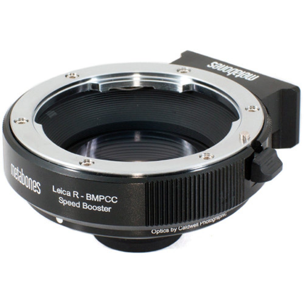 Metabones Speed Booster Adaptor - Leica R to BMPCC Micro 4/3rds (Black Matt)