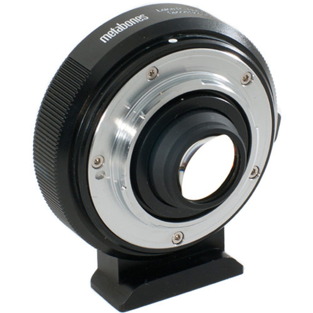 Metabones Speed Booster Adaptor - Leica R to BMPCC Micro 4/3rds (Black Matt)