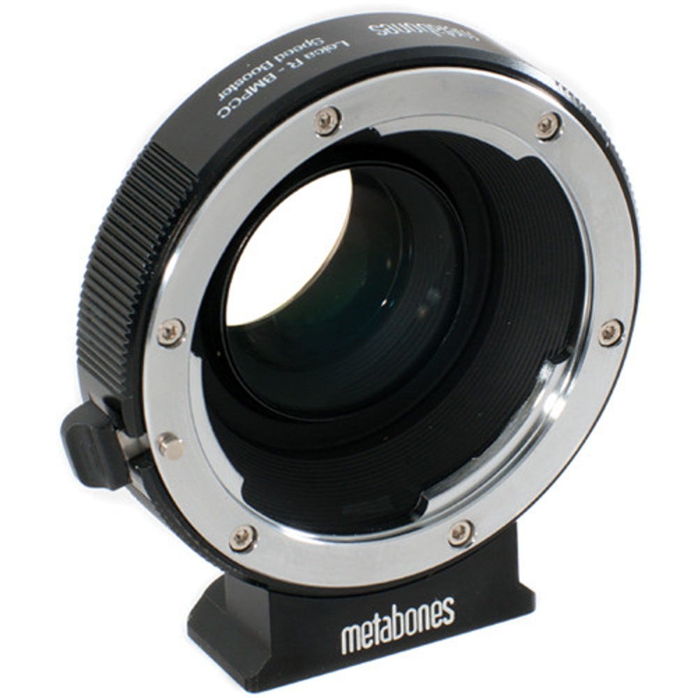 Metabones Speed Booster Adaptor - Leica R to BMPCC Micro 4/3rds (Black Matt)