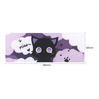 YUNZII Oversized Desk Mat 800x300x3mm (Black Cat)