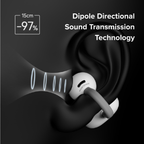 MOONDROP Pill OWS Open-Ear ENC Wireless Earbuds (Black)