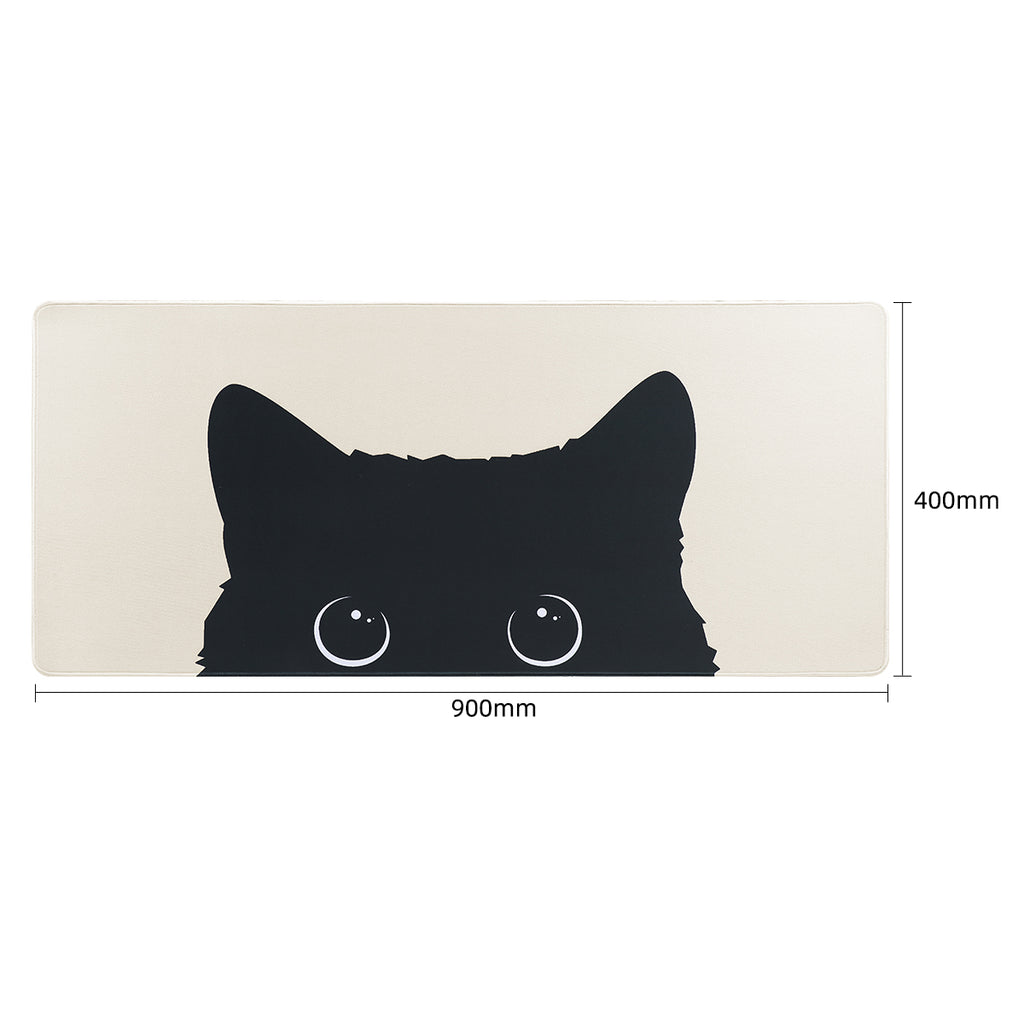 YUNZII Keynovo Desk Mat 900x400x3mm (Peeking Cat)