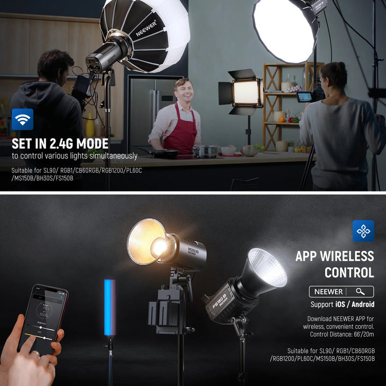 NEEWER MS150B Mini Bi-Color LED Video Light