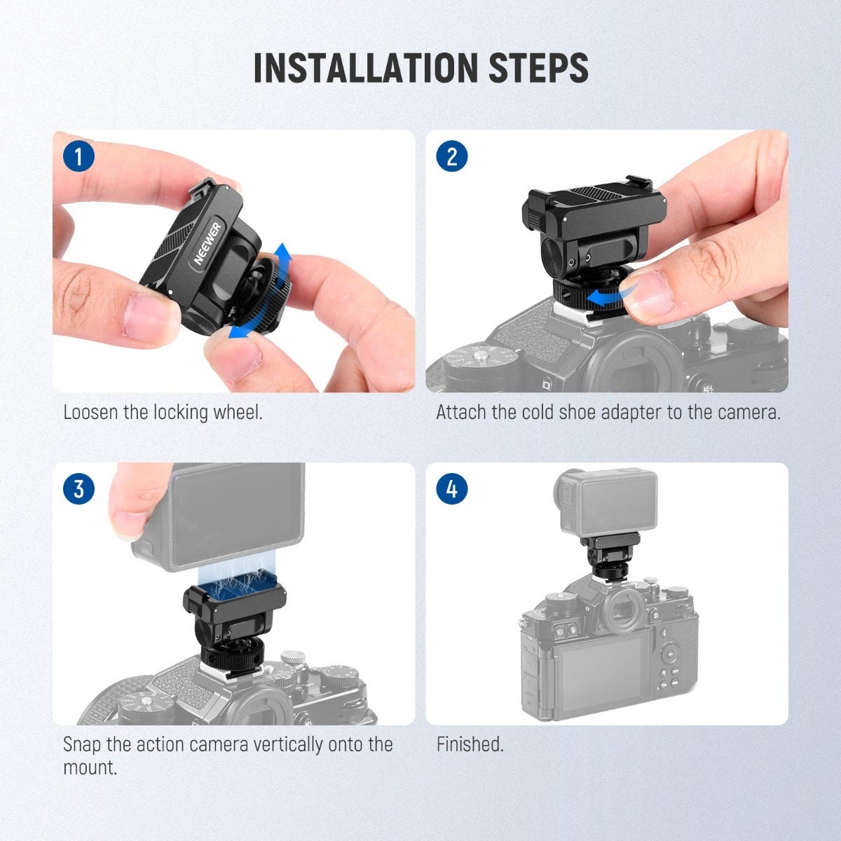 NEEWER AC012 Mount Adapter for DJI Osmo Action