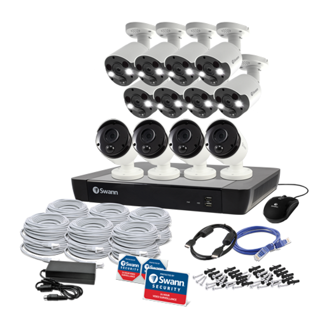 Swann 12 Camera 16 Channel 4K Ultra HD Professional NVR Security System