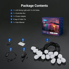 NEEWER 15m Smart RGB LED Outdoor String Lights