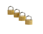 Korjo Luggage Lock Keyed 20mm - Four Pack