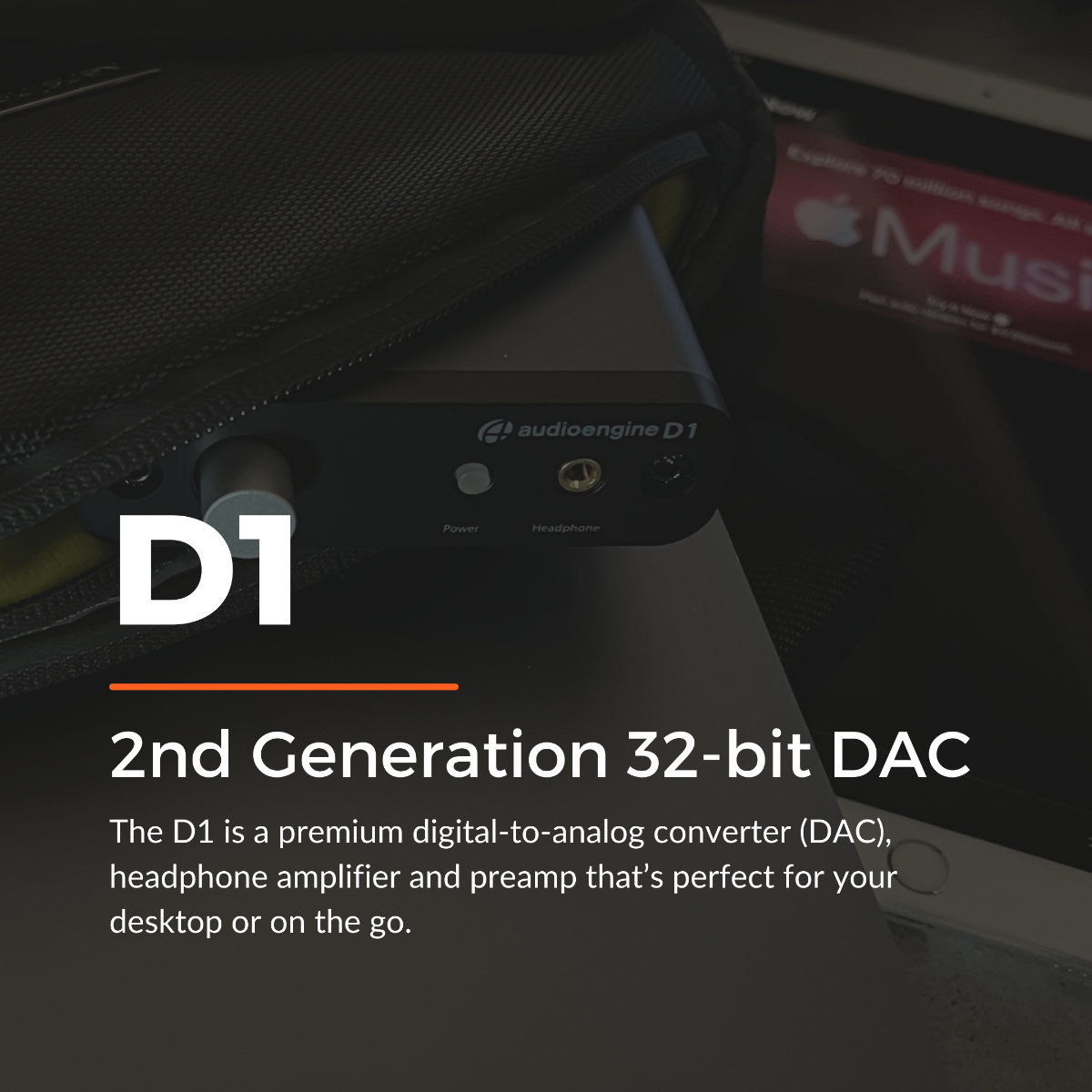 Audioengine D1 24-Bit DAC/Headphone Amp (Gen 2)