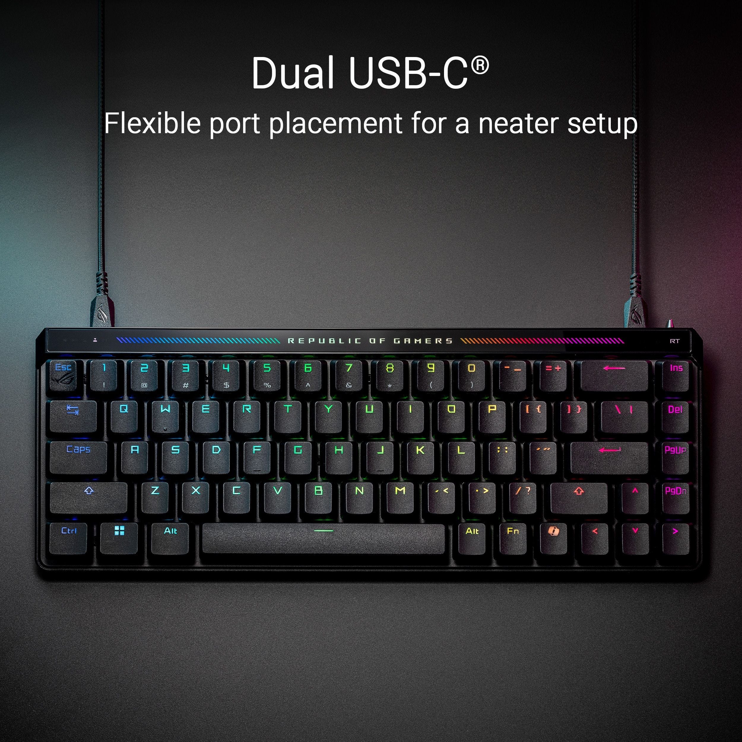 ASUS ROG Falchion Ace HFX 65% Gaming Keyboard (HFX Magnetic Switch)
