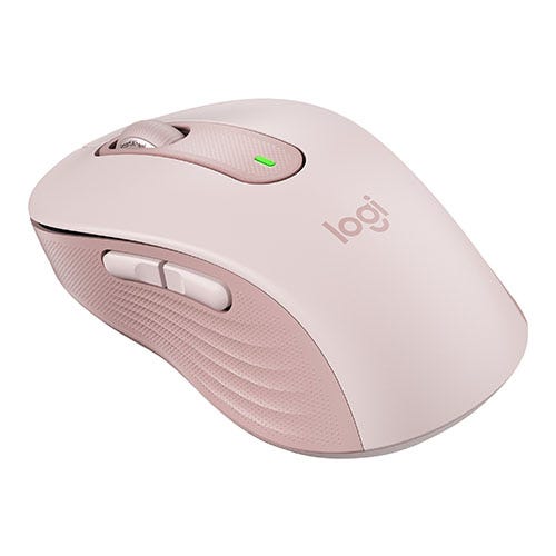 Logitech M654 Signature Wireless Mouse (Rose)