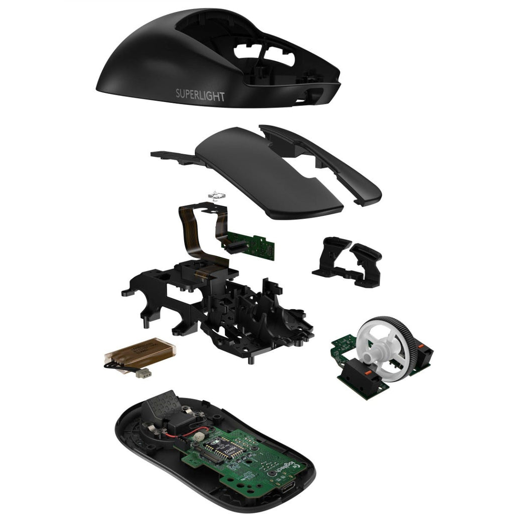 Logitech G Pro Superlight x 2 Wireless Gaming Mouse (Black) 