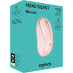 Logitech M240 Silent Bluetooth Mouse (Rose)