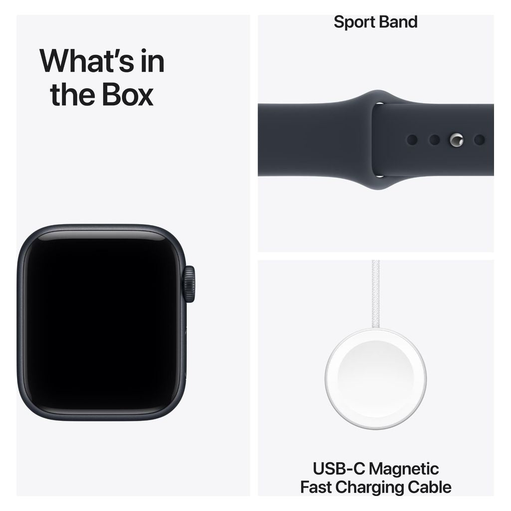 Apple Watch SE 3 40mm Midnight Aluminium Case GPS + Cellular Sport Band (M/L)