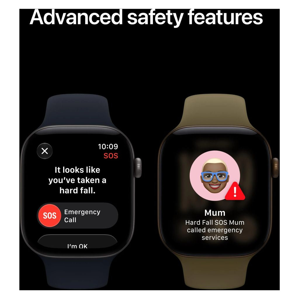 Apple Watch Series 12 46mm Space Grey Aluminium GPS + Cellular Sport Band (S/M)