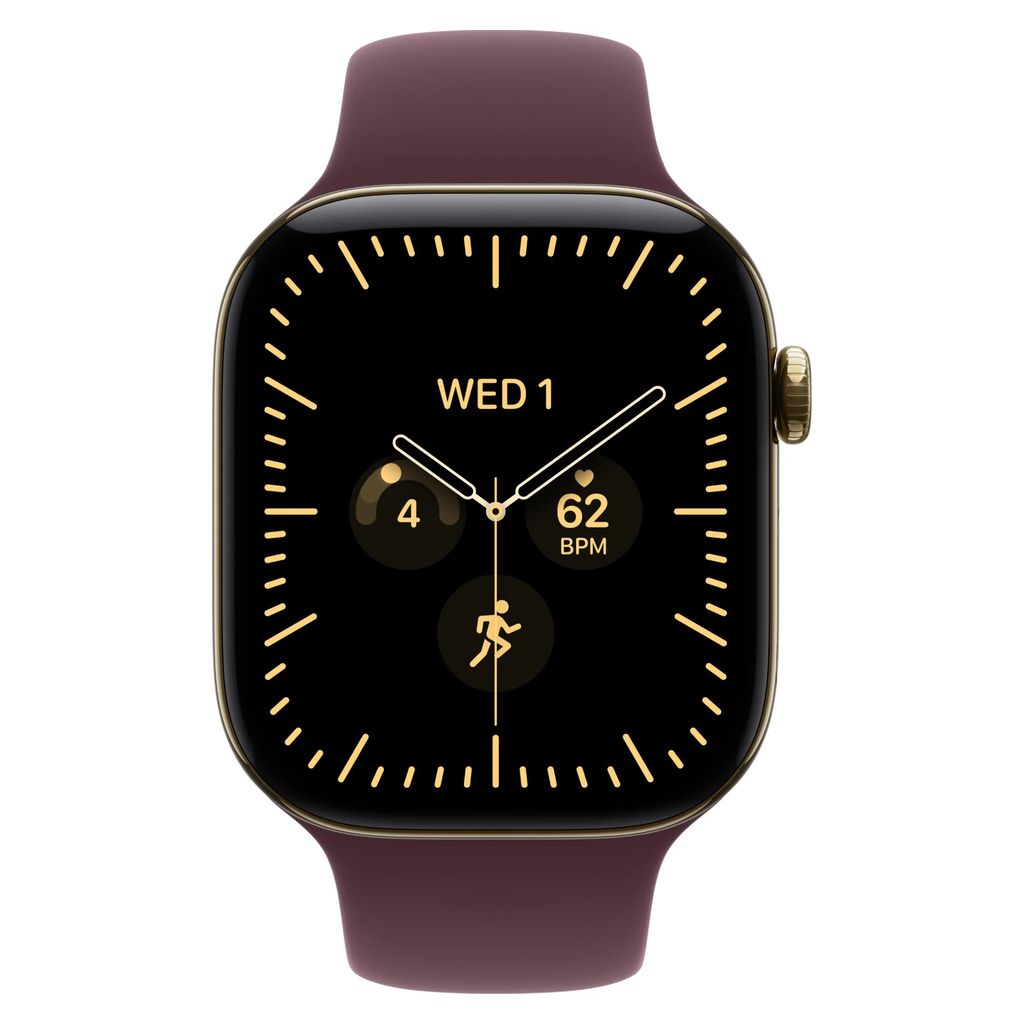 Apple Watch Series 12 46mm Radiant Gold Titanium GPS + Cellular Sport Band (M/L)