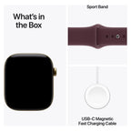 Apple Watch Series 12 46mm Radiant Gold Titanium GPS + Cellular Sport Band (M/L)