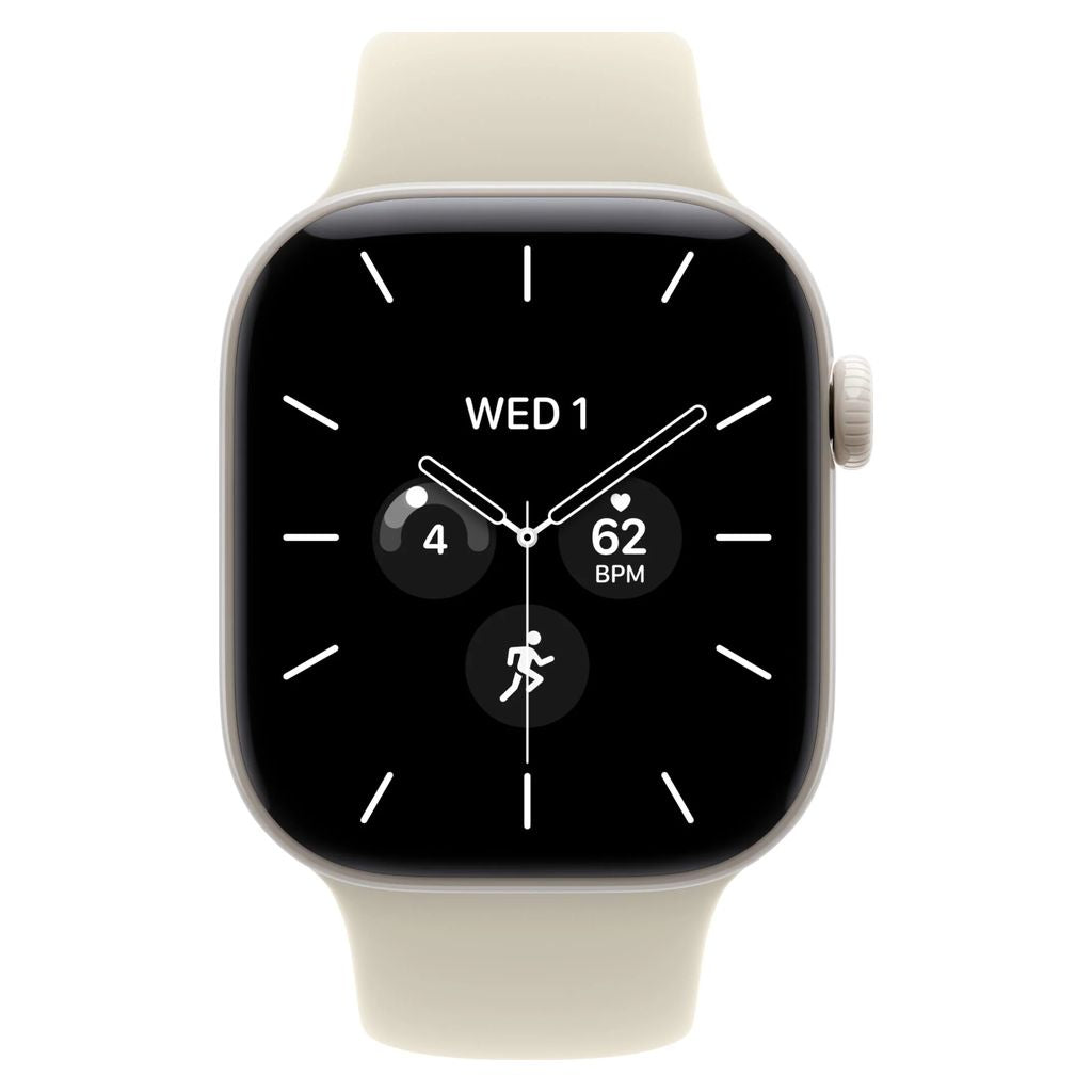 Apple Watch Series 12 46mm Pearl White Ceramic GPS + Cellular Sport Band (M/L)