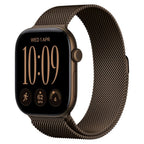 Apple Watch Series 12 46mm Dark Bronze Aluminium Case GPS Milanese Loop (S/M)