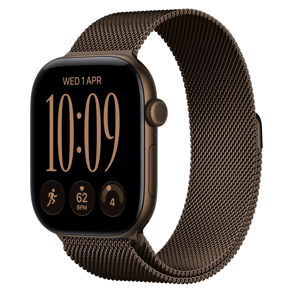 Apple Watch Series 12 46mm Dark Bronze Aluminium GPS + Cellular Milanese (S/M)