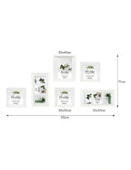 Deluxe Gallery Photo Wall Frame Set A - 6 Frames - White