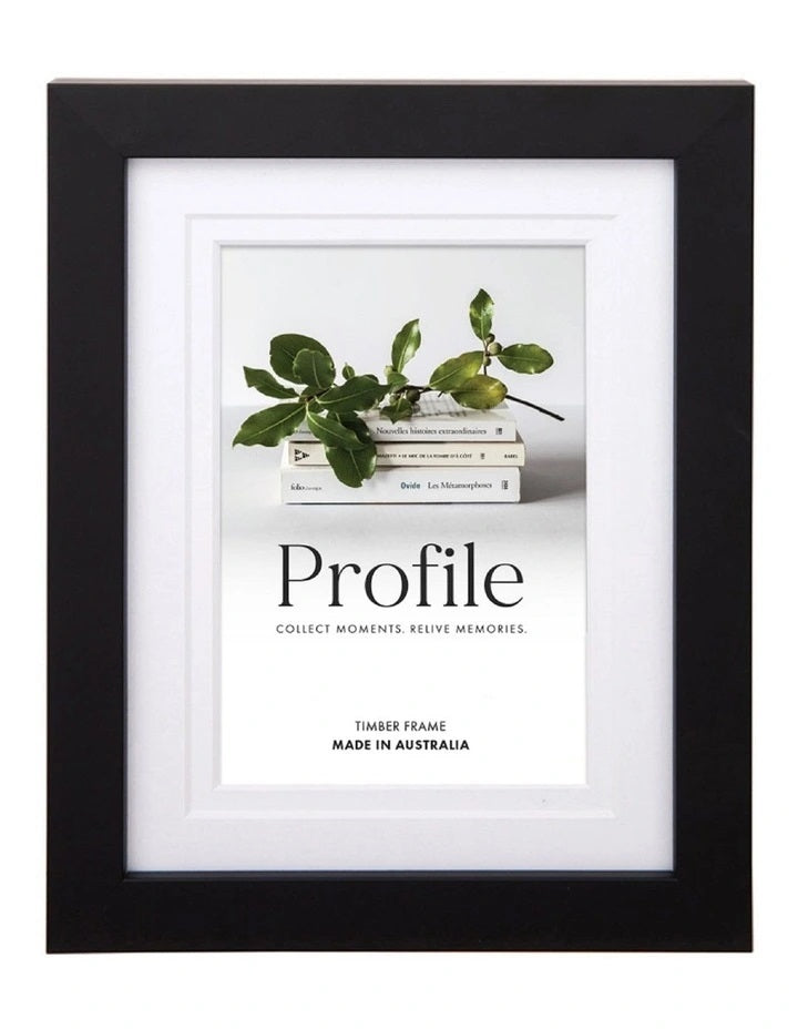 Deluxe Gallery Photo Wall Frame Set B - 6 Frames - Black