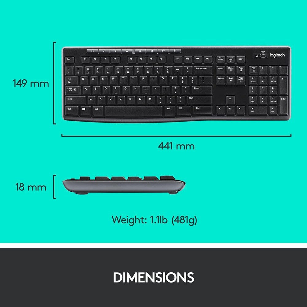Logitech MK270R Wireless Combo